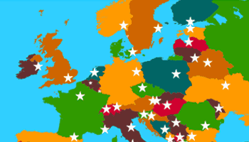 Europas huvudstäder educational game