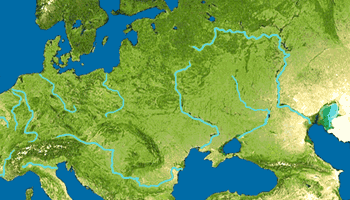 Europas floder pædagogiske spil
