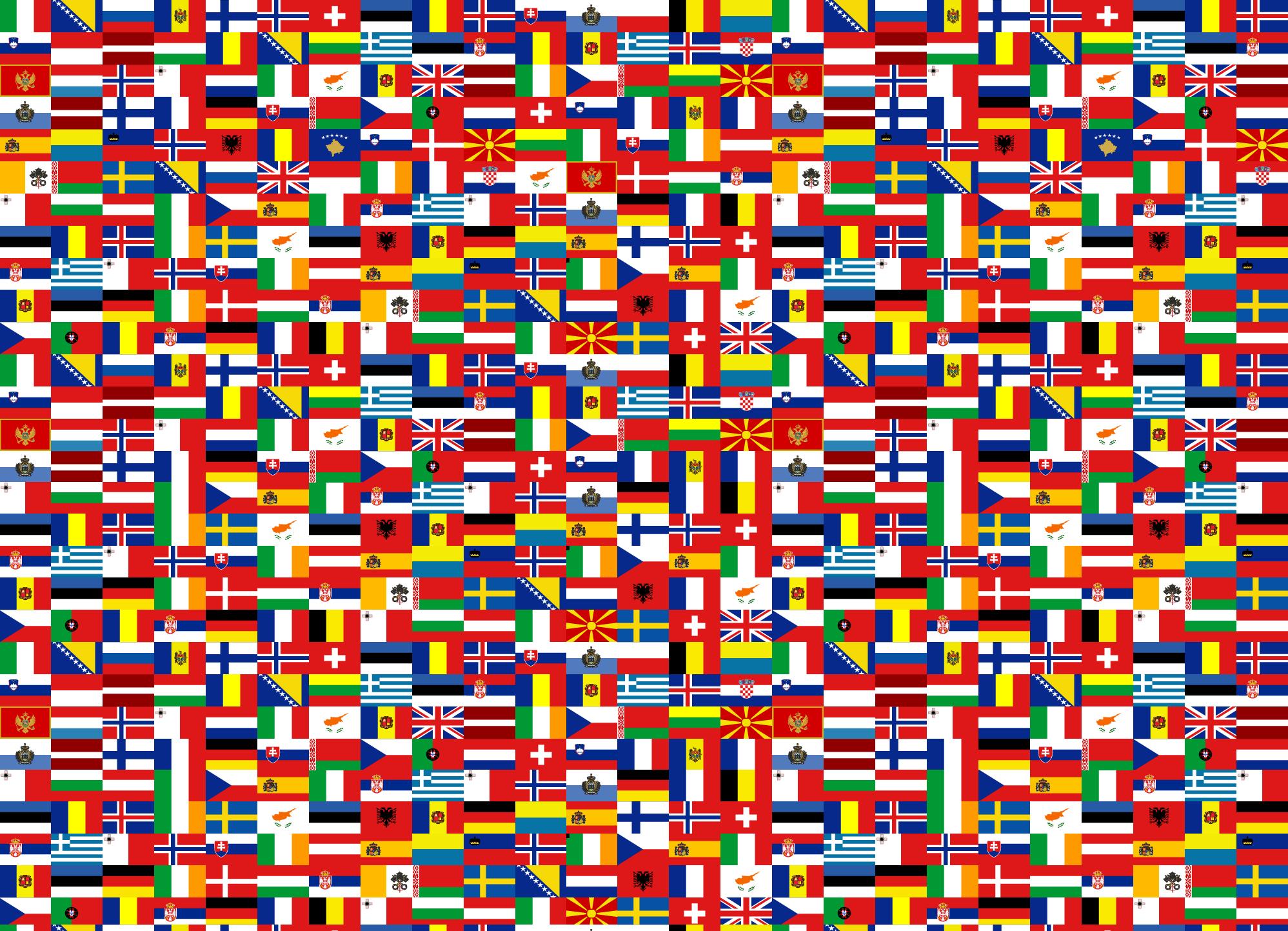 Toporopa Juegos de preguntas: Banderas de Europa