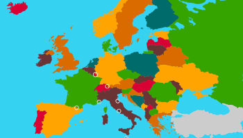 Land i Europa educational game